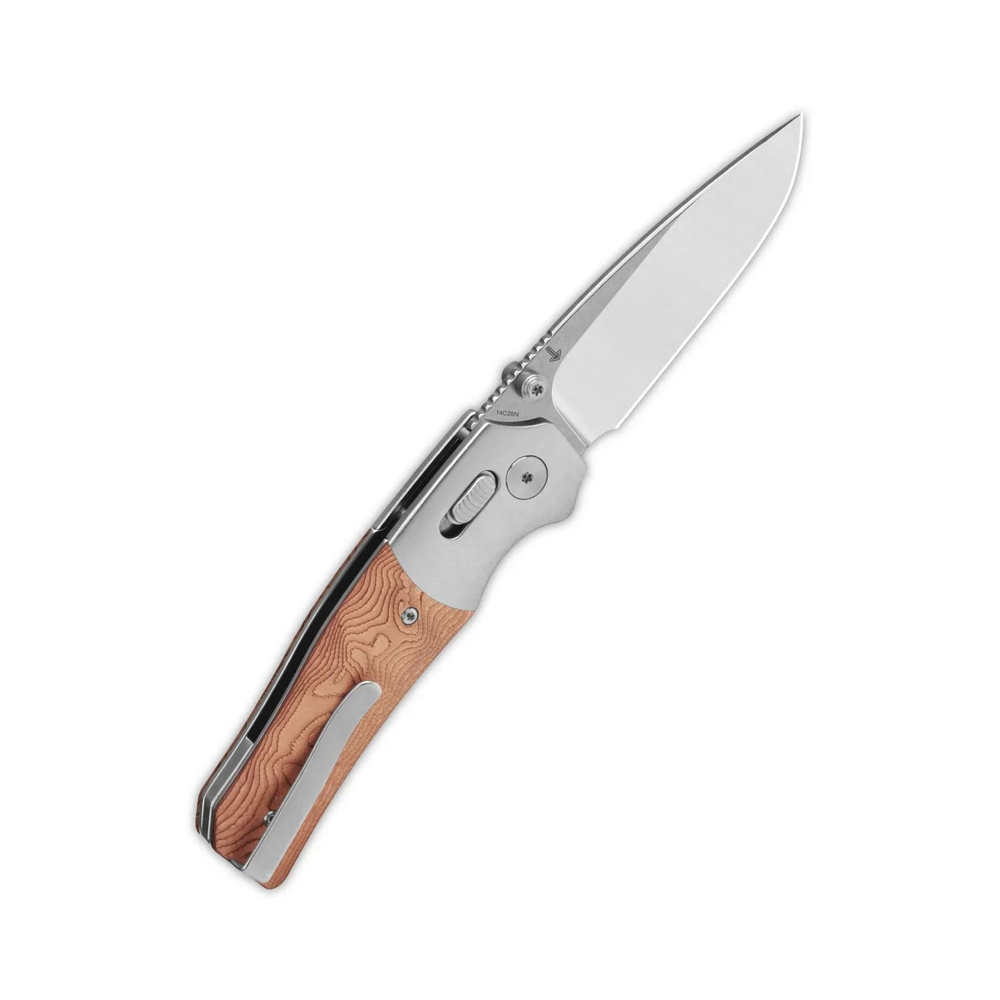 QSP Vault 3.25" 14C28N G10 with Copper Foil Handle QS157-D1