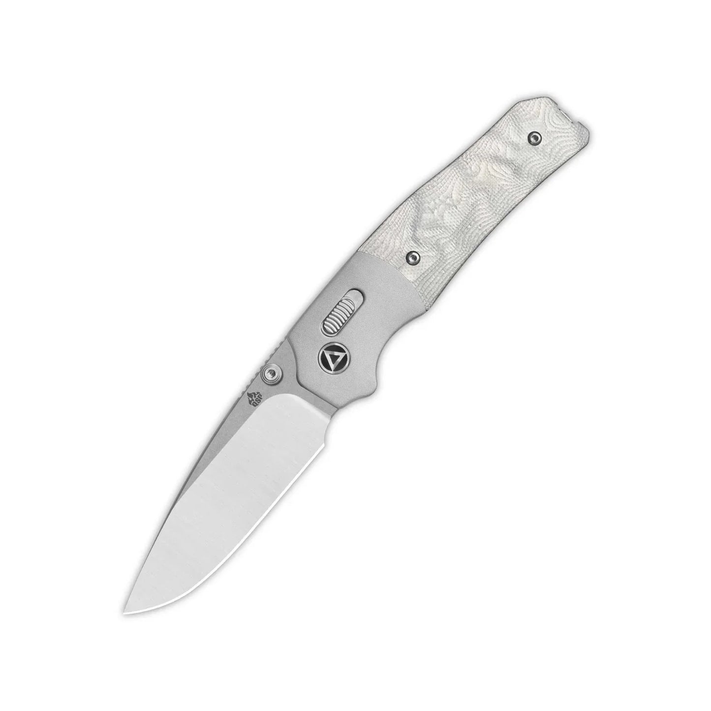 QSP Vault 3.25" 14C28N Blade G10 with Aluminum Foil QS157-E1