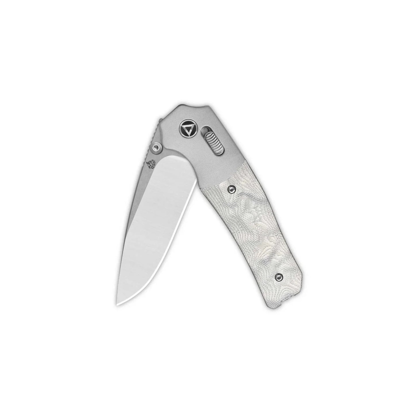 QSP Vault 3.25" 14C28N Blade G10 with Aluminum Foil QS157-E1