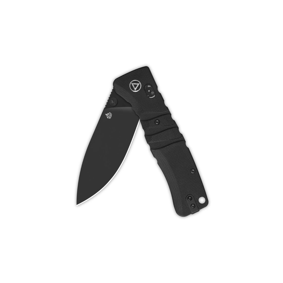 QSP Ripley Glyde Lock Pocket Knife Black 14C28N Blade Black G10 Handle