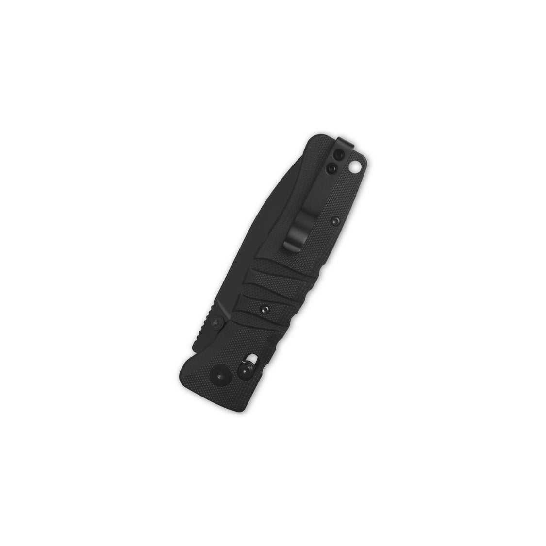 QSP Ripley Glyde Lock Pocket Knife Black 14C28N Blade Black G10 Handle