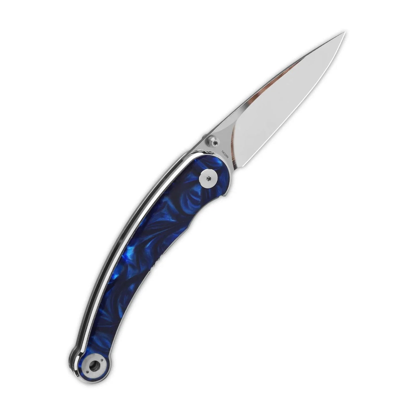QSP Dolphin 3.15" 14C28N Blue Resin QS161-E