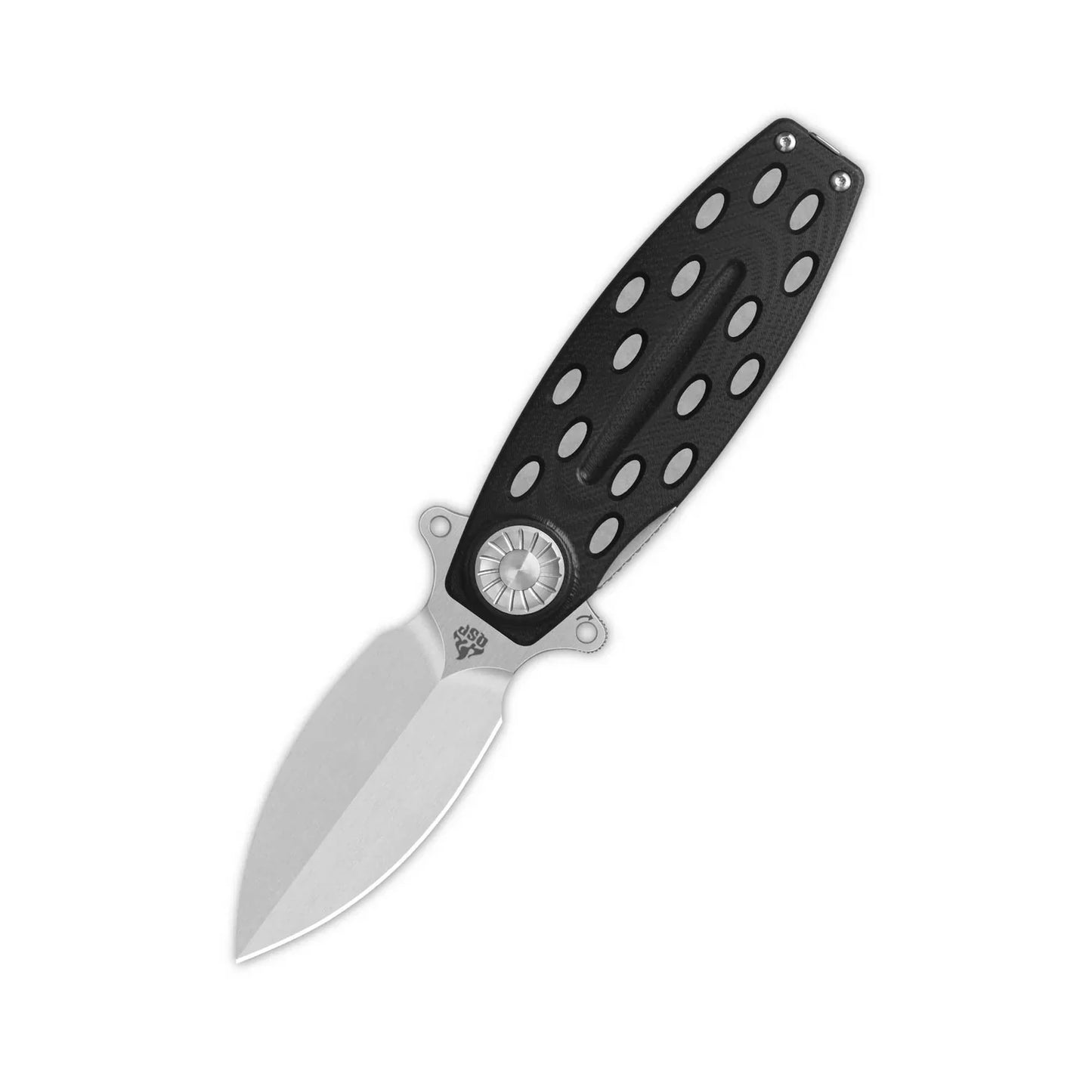 QSP Beetle 3.20" 14C28N, satin Black G10 QS162-A