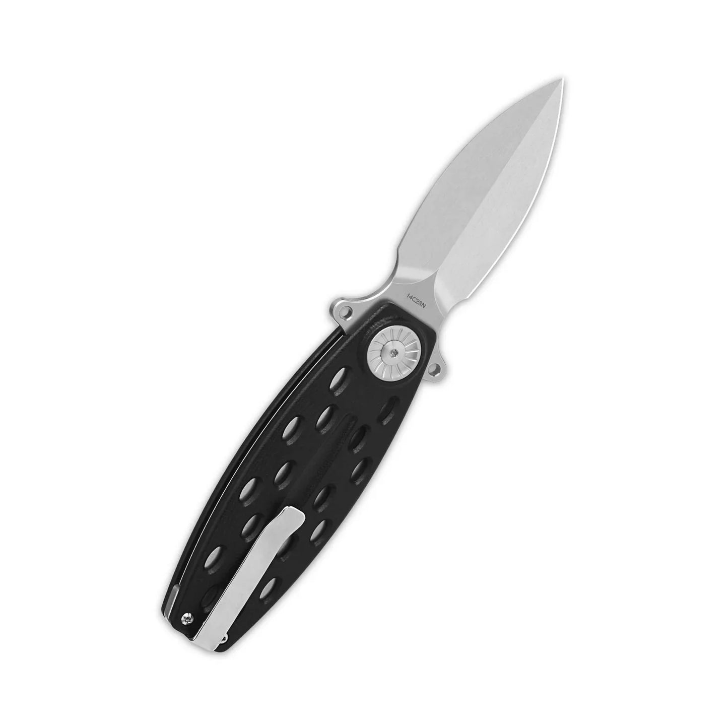 QSP Beetle 3.20" 14C28N, satin Black G10 QS162-A
