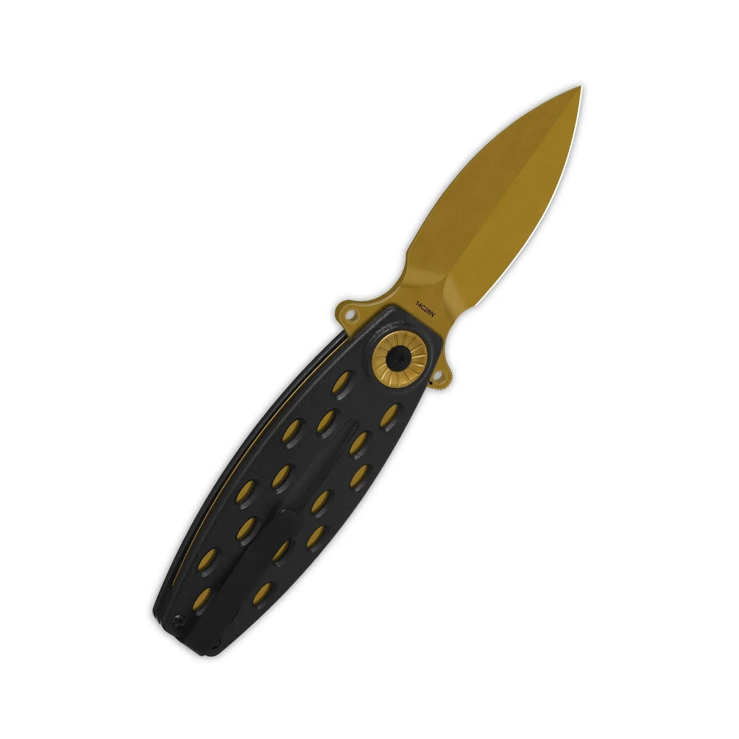 QSP Beetle 2.95" 14C28N, Bronze Black G10 QS162-C