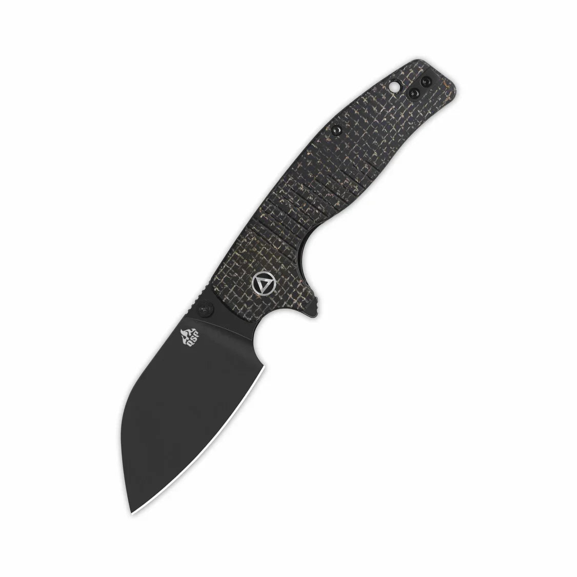 QSP Knife Chefmaster 3.20'' 14C28N Brown Coarse Micarta QS163-C2