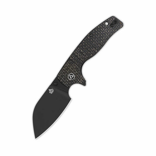 QSP Knife Chefmaster 3.20'' 14C28N Brown Coarse Micarta QS163-C2