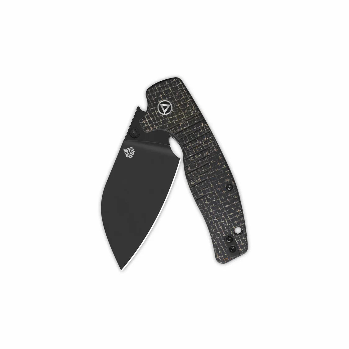 QSP Knife Chefmaster 3.20'' 14C28N Brown Coarse Micarta QS163-C2