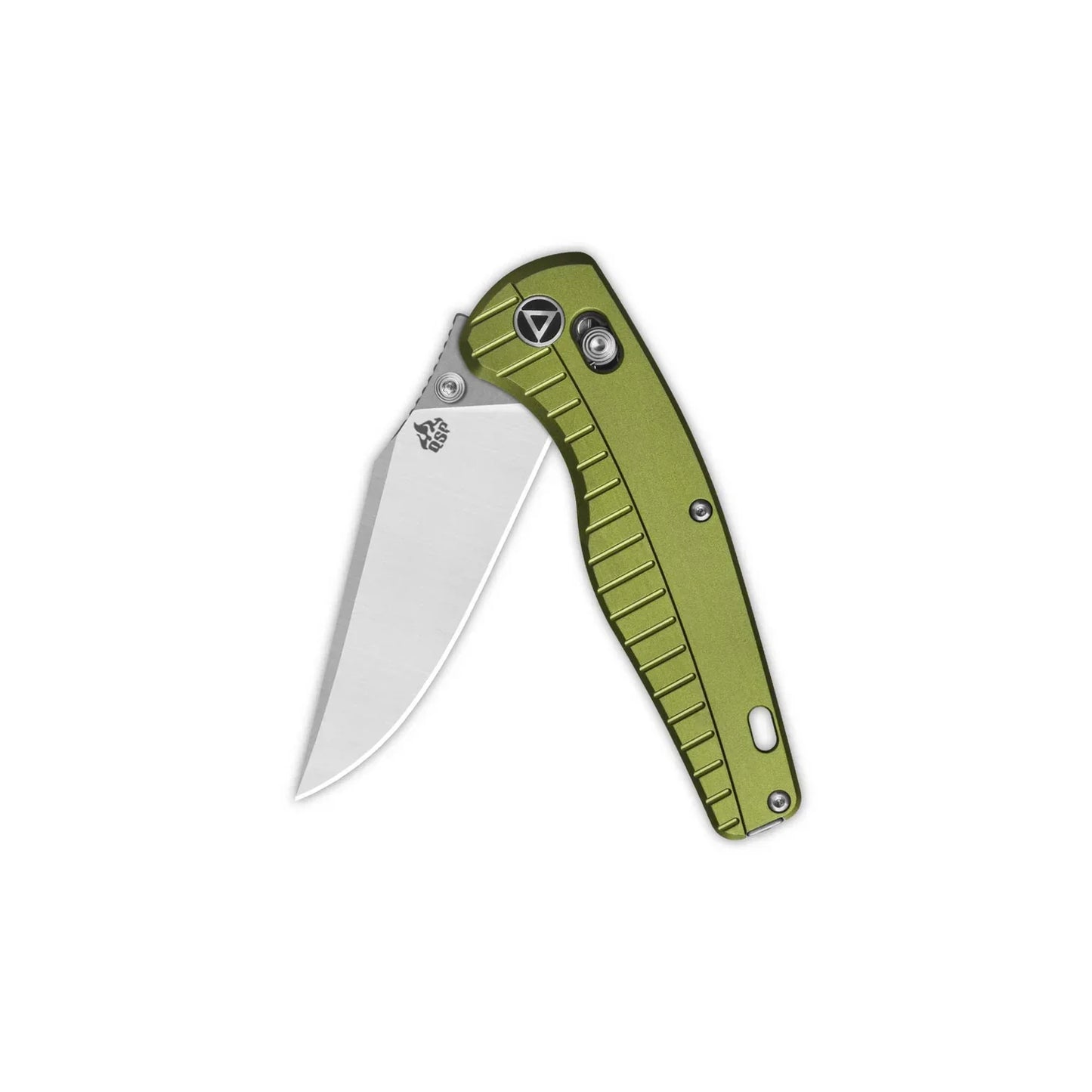 QSP Reptile - 3.35" 14C28N Blade OD Green Aluminium Handle - (QS165-B1)