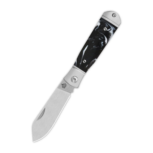 QSP Jumping Jack 2.75" 14C28N Black-White Resin QS167-C