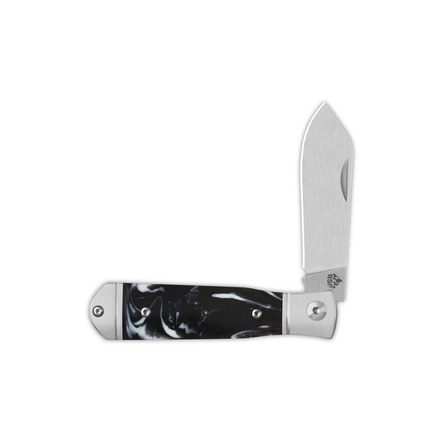 QSP Jumping Jack 2.75" 14C28N Black-White Resin QS167-C