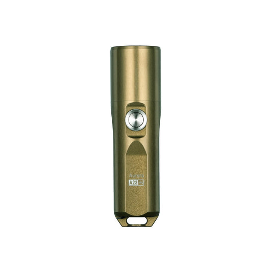 RovyVon Aurora A23 Pro Military Tan Micro-USB Rechargeable Flashlight in Aerospace 7075 Aluminum
