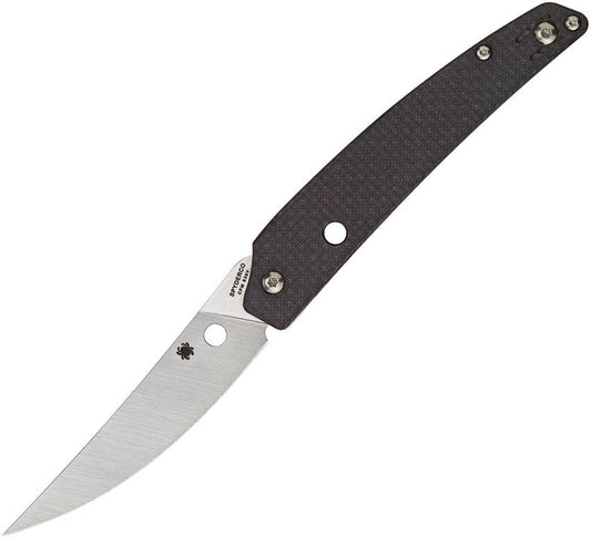 Spyderco Ikuchi C242CF Folding Knife 3.26in S30V Steel Blade Carbon Fiber / G10 Handles