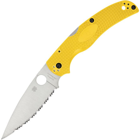 Spyderco Native Chief Lightweight Salt 4.02" CPM-MagnaCut SpyderEdge Yellow FRN Handles - C244SYL