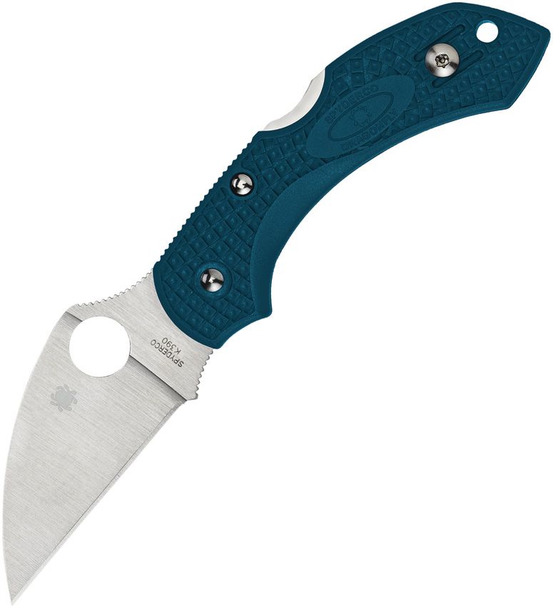 Spyderco Dragonfly 2 Folding Knife 2.28in K390 Steel Blade Blue FRN Handles - C28FP2WK390
