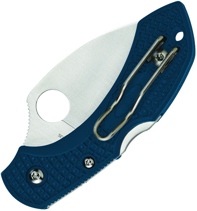 Spyderco Dragonfly 2 Folding Knife 2.28in K390 Steel Blade Blue FRN Handles - C28FP2WK390