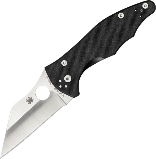 Spyderco Yojimbo 2 Folding Knife 3.2in CPM S30V Steel Blade Textured Black G-10 Handles - C85GP2