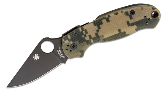 Spyderco Para 3 Compression Lock Knife Digi Camo G-10 3in S45VN Blade C223GPCMOBK