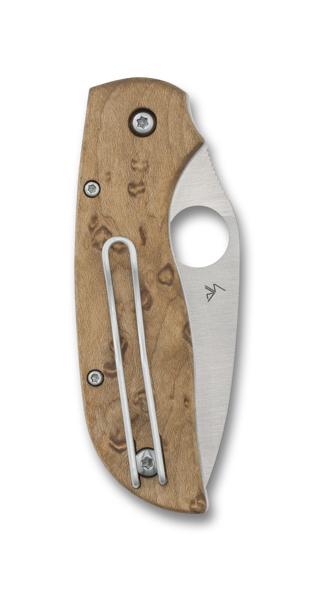 Spyderco Chaparral SLIPIT 2.77" Satin CTS-XHP Birdseye Maple Handles - C152NLWDP