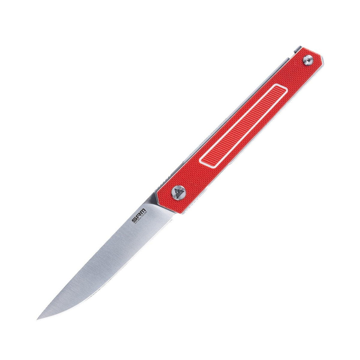 SRM Swift 3.15" Sandvik 12C27 Drop Point Liner Lock Folding Knife – G10 125L-GR