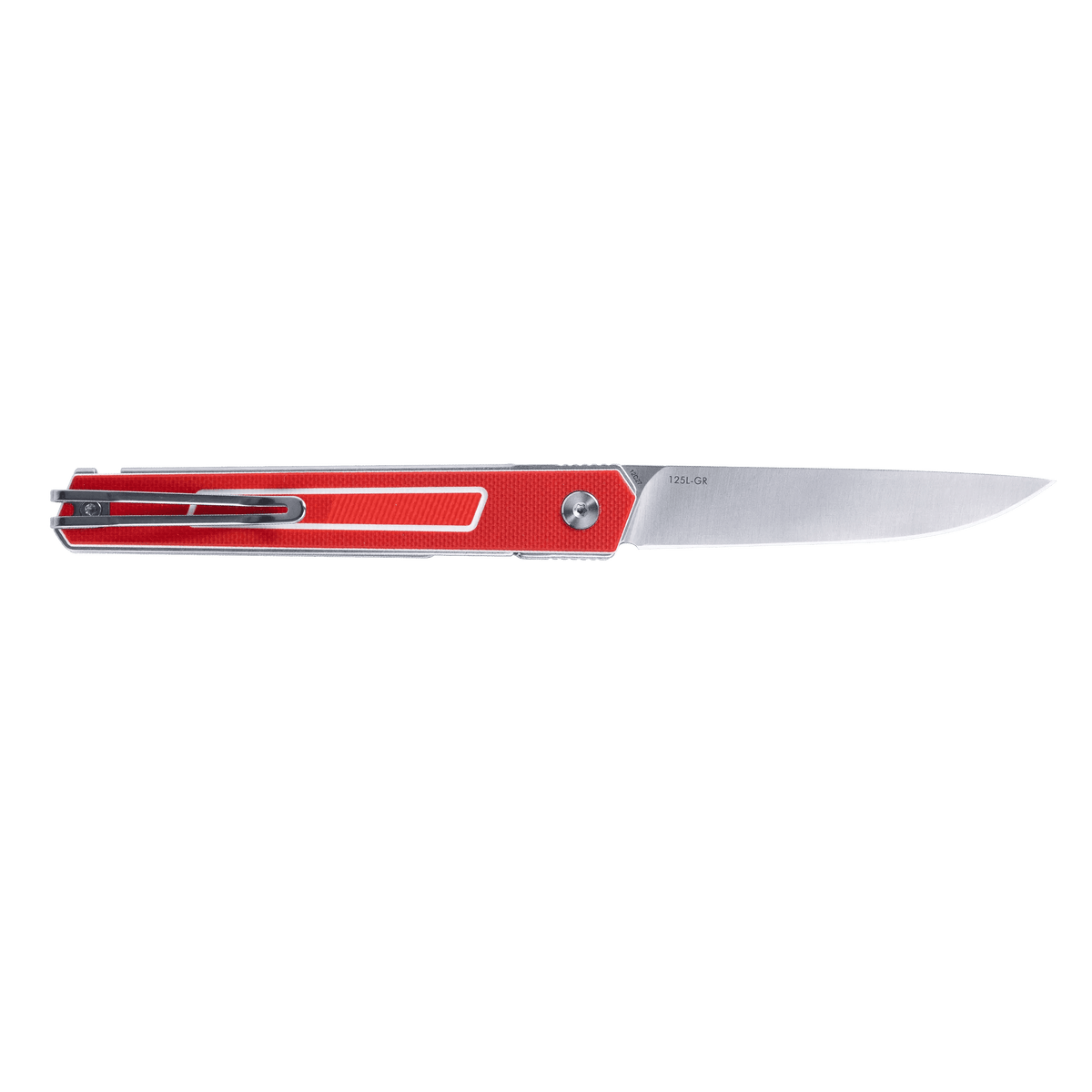 SRM Swift 3.15" Sandvik 12C27 Drop Point Liner Lock Folding Knife – G10 125L-GR