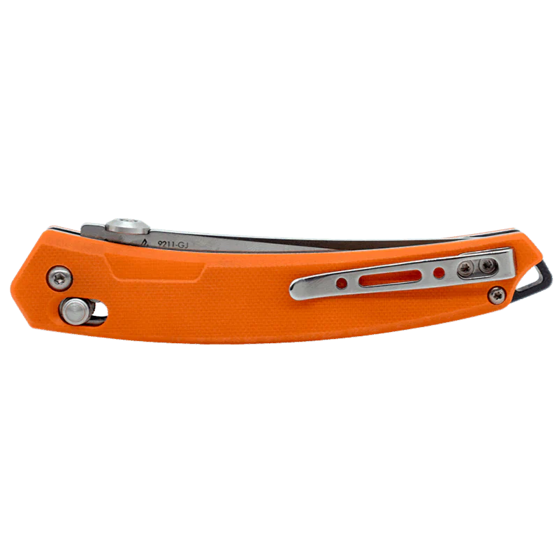 SRM 9211-GJSRM 3.57" 8Cr13MoV, HRC 57-59 Orange G10 9211-GJ