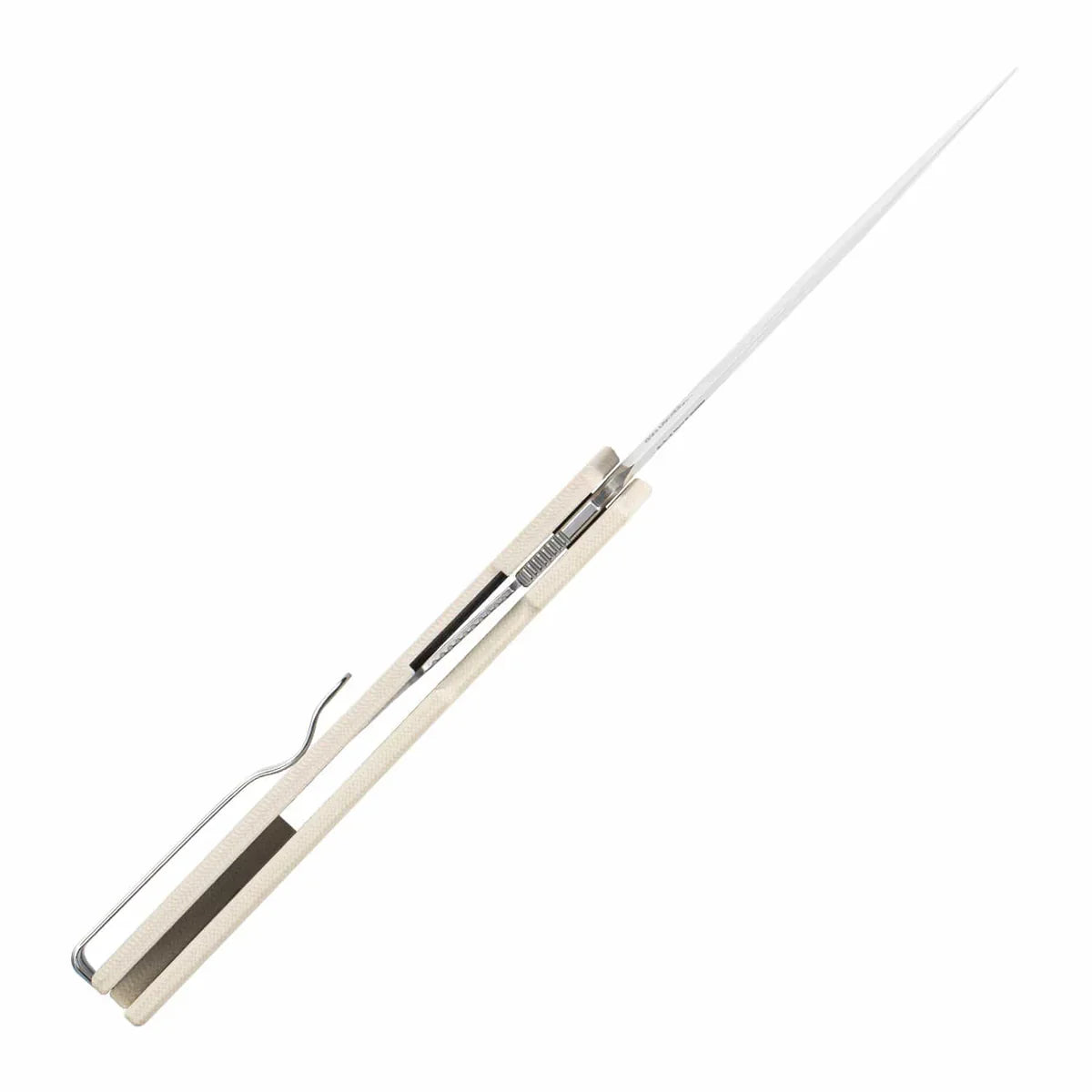 SRM Gent 3.27" 10Cr15CoMov, HRC 58~60 White G10 Handle 401LC-GT