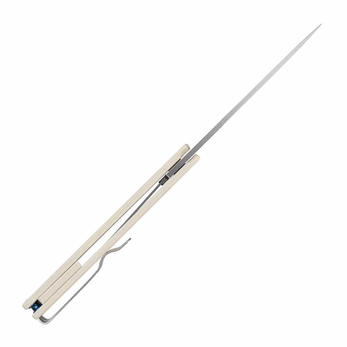 SRM Gent 3.27" 10Cr15CoMov, HRC 58~60 White G10 Handle 401LC-GT