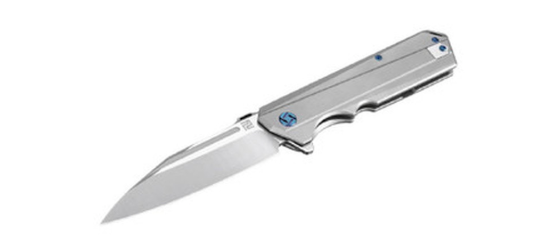 Artisan Cutlery 1703G-GY Folding Knife Titanium Handles 3.54" Blade S35VN