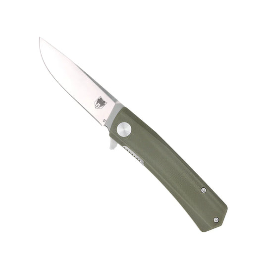 CobraTec Knives Serpent 3.0" D2 Blade Green G-10 Scales CTSRPODG