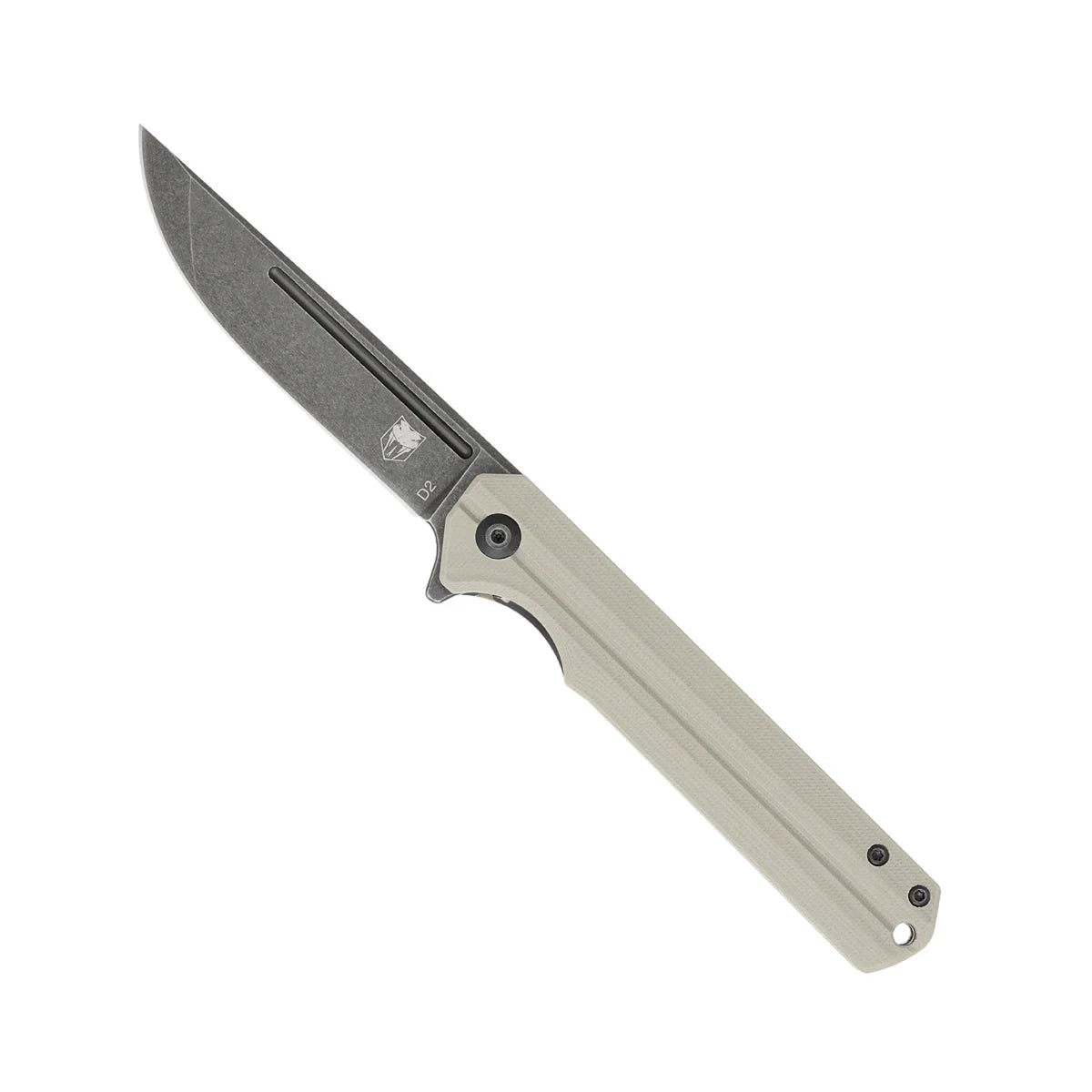 CobraTec Knives Streamline 3.5" D2 Stonewash Blade Tan G-10 Handles CTTANG10SL