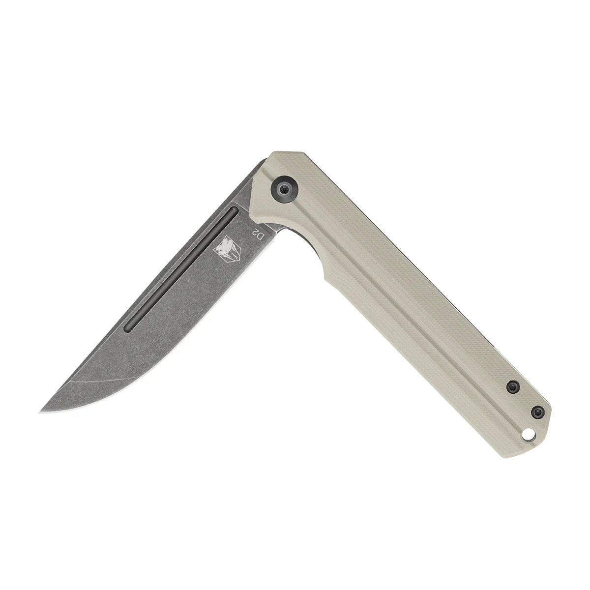 CobraTec Knives Streamline 3.5" D2 Stonewash Blade Tan G-10 Handles CTTANG10SL