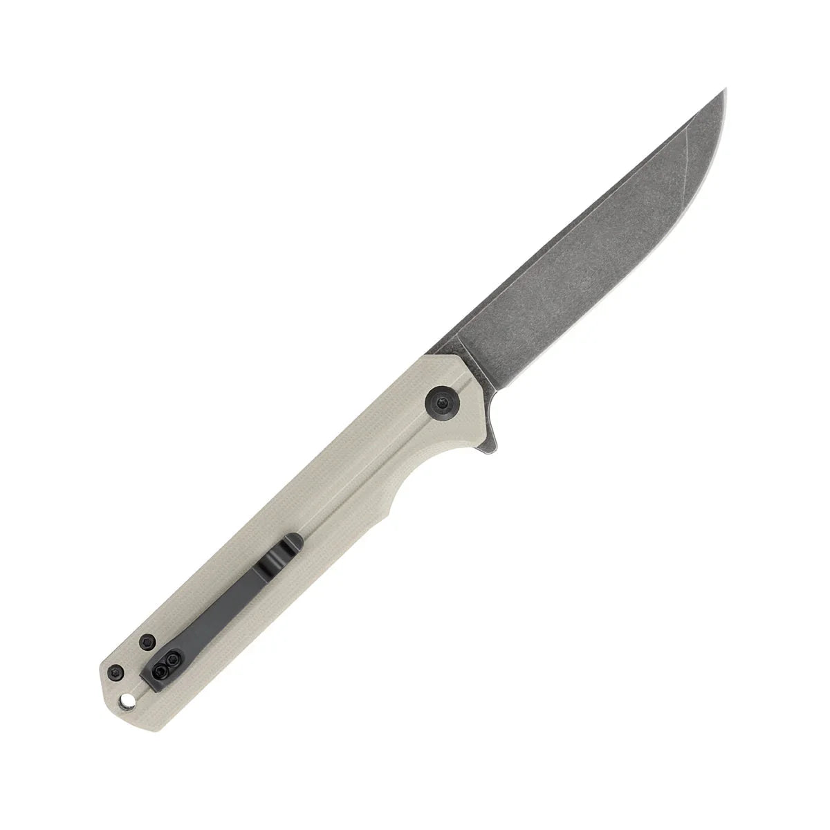 CobraTec Knives Streamline 3.5" D2 Stonewash Blade Tan G-10 Handles CTTANG10SL