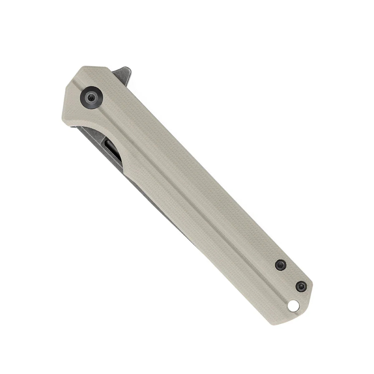 CobraTec Knives Streamline 3.5" D2 Stonewash Blade Tan G-10 Handles CTTANG10SL