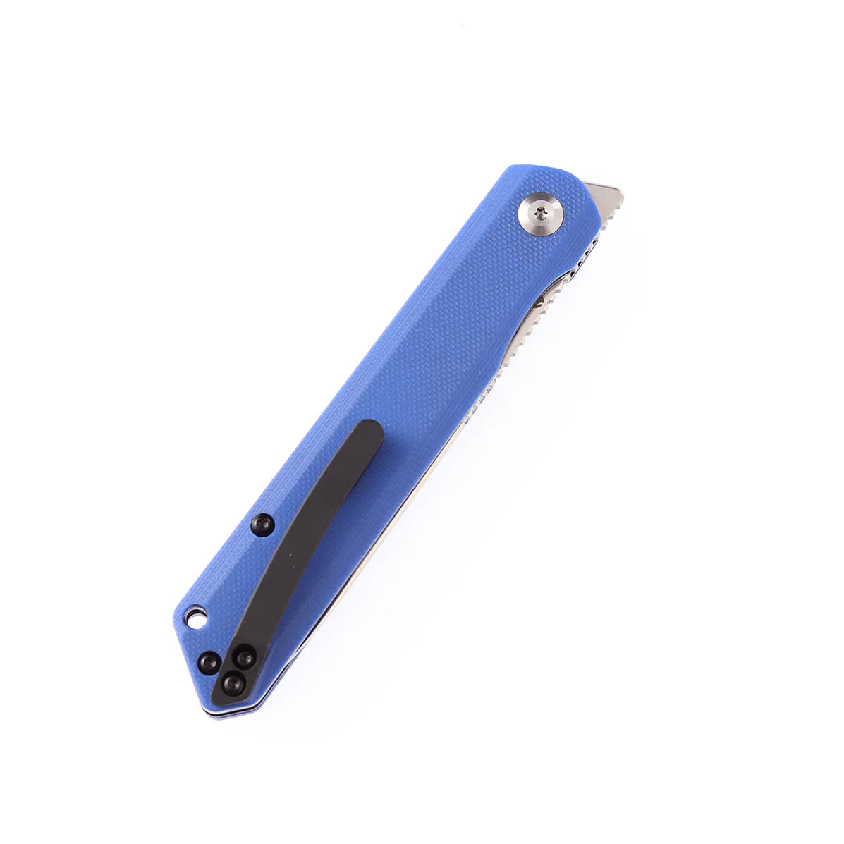Kansept Prickle T1012A4 – 3.53" 154CM Blade, Blue G10 Handle, Max Tkachuk Design Flipper Knife
