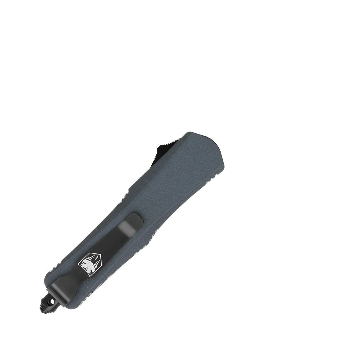 CobraTec FS-3 Small Gray Aluminum Handle OTF Knife 2.75in D2 Steel Blade