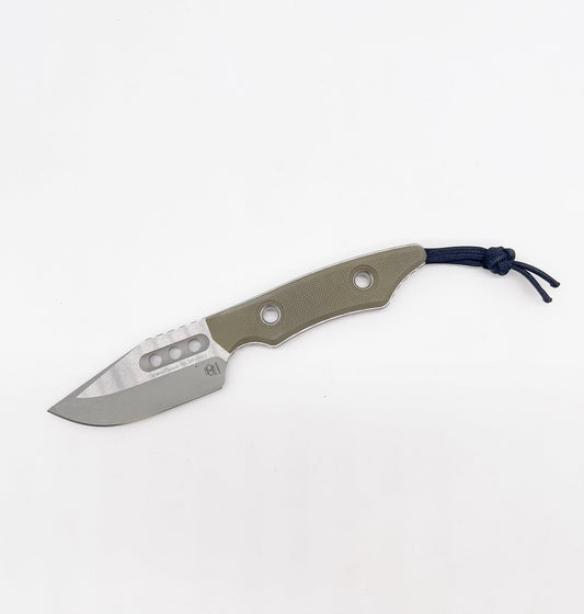 Heretic Kobold H065-5A-OD-G10 – 2.8" MagnaCut Battleworn Fixed Blade (OD Green G10)