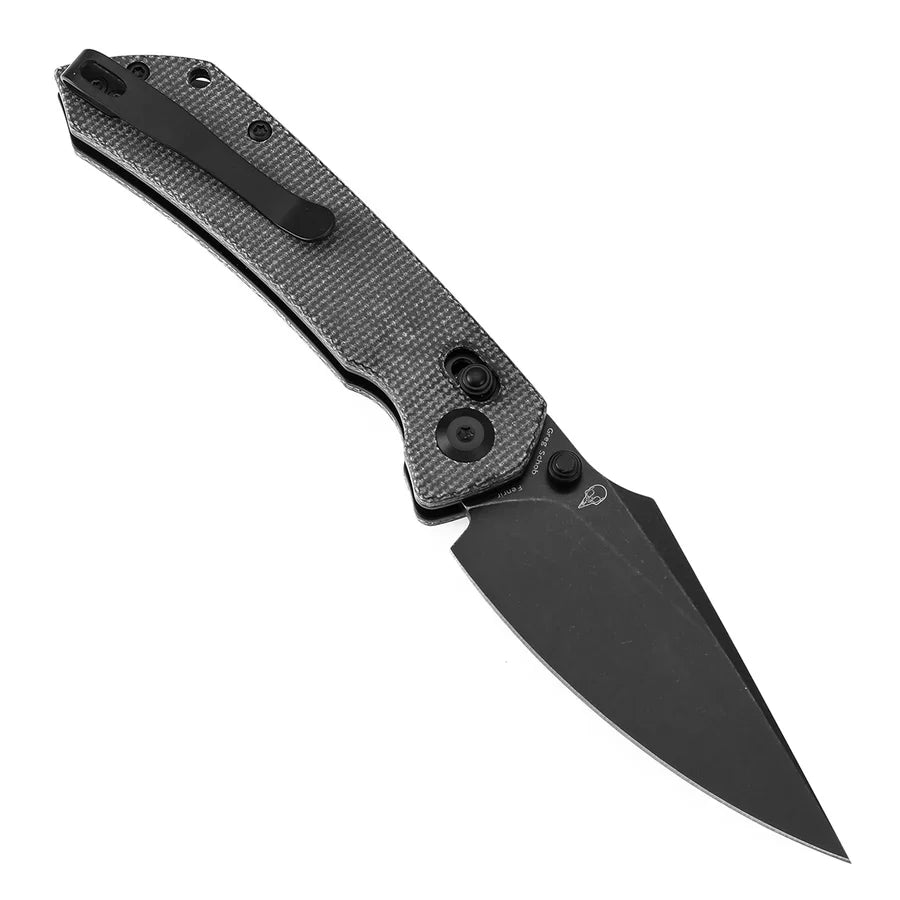 Tenable Fenrir T1034V3 – Black Micarta, 3.48" Blackwashed Nitro-V Blade, Sparrow Knife Co. Design
