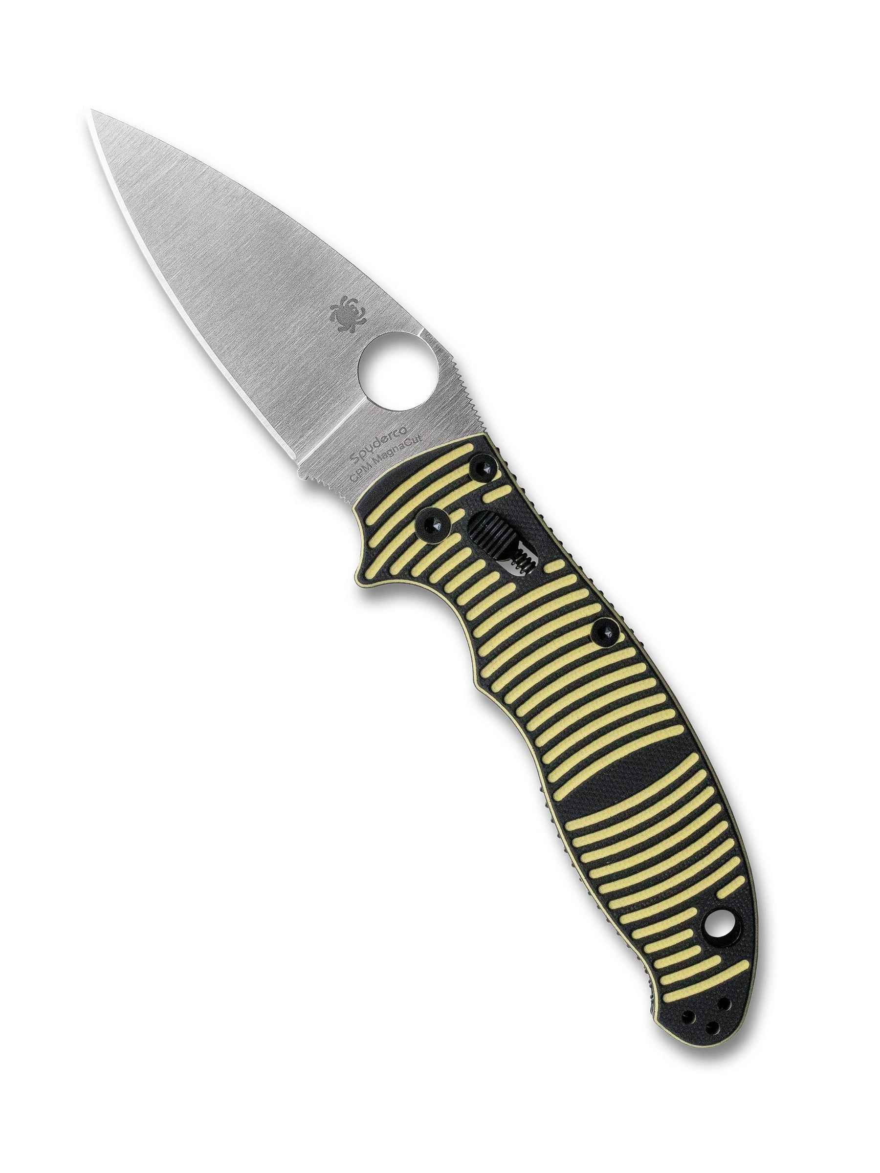 Spyderco Manix 2 Salt C101GBKYLMCP2 – 3.37" CPM MagnaCut - Open View