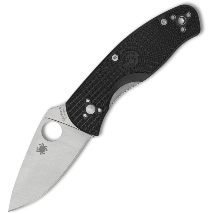 Spyderco Persistence Lightweight – 2.75" Satin PlainEdge Blade, Black FRN Handle – C136PBK