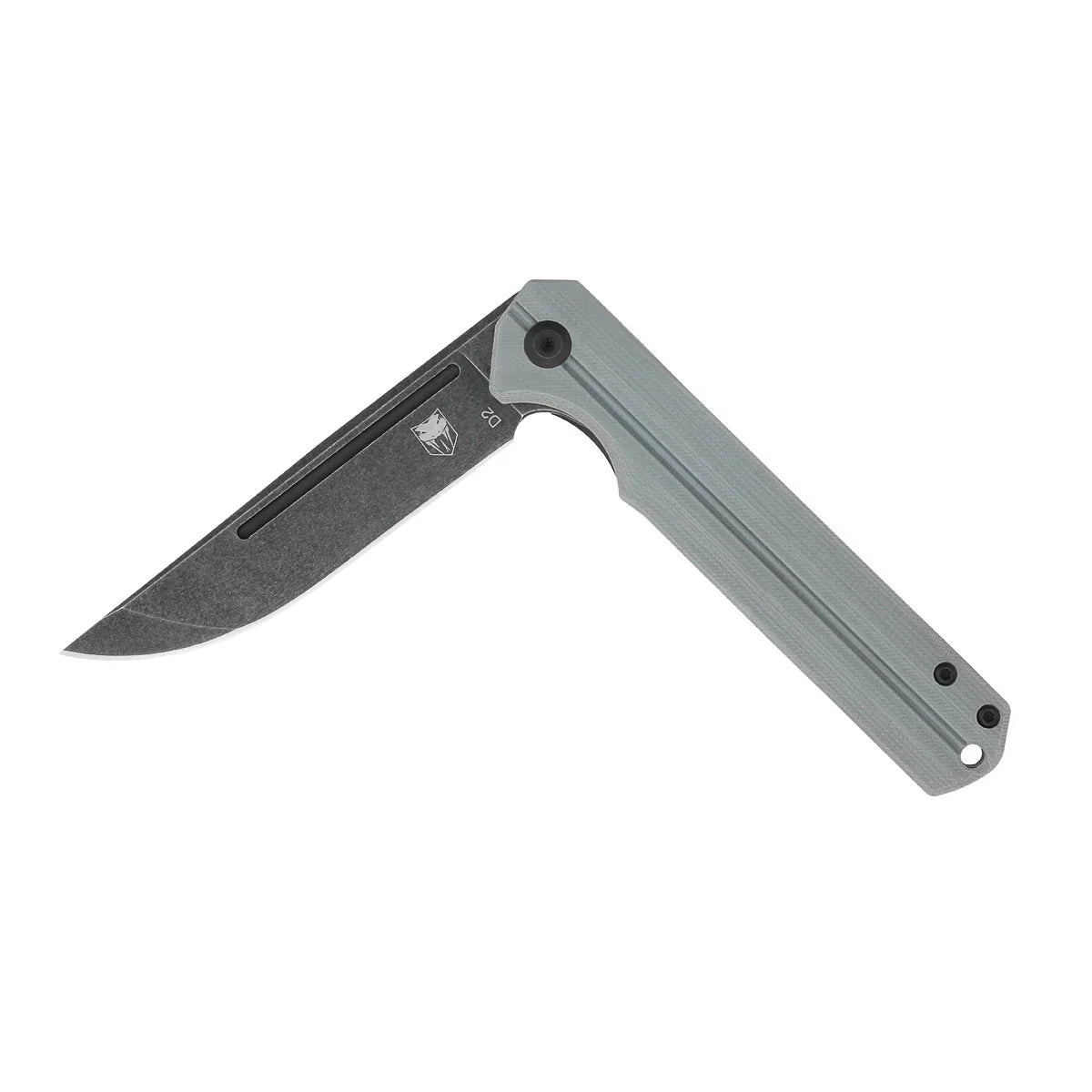 CobraTec Knives Streamline 3.5" D2 Stonewash Blade Grey G-10 Scales CTGRYG10SL