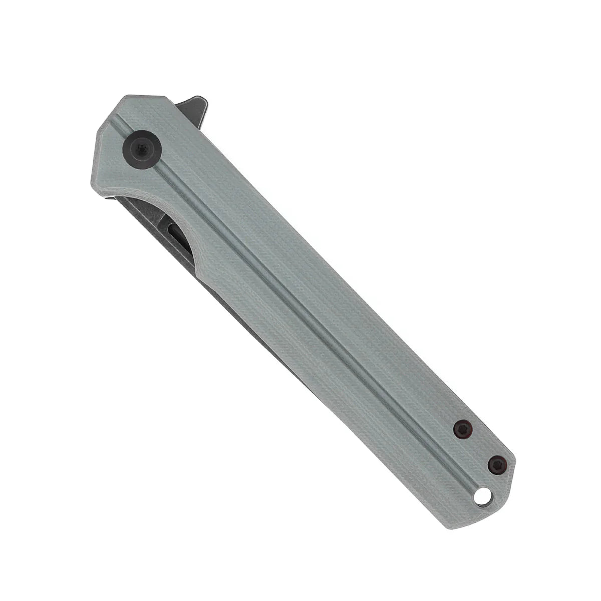 CobraTec Knives Streamline 3.5" D2 Stonewash Blade Grey G-10 Scales CTGRYG10SL