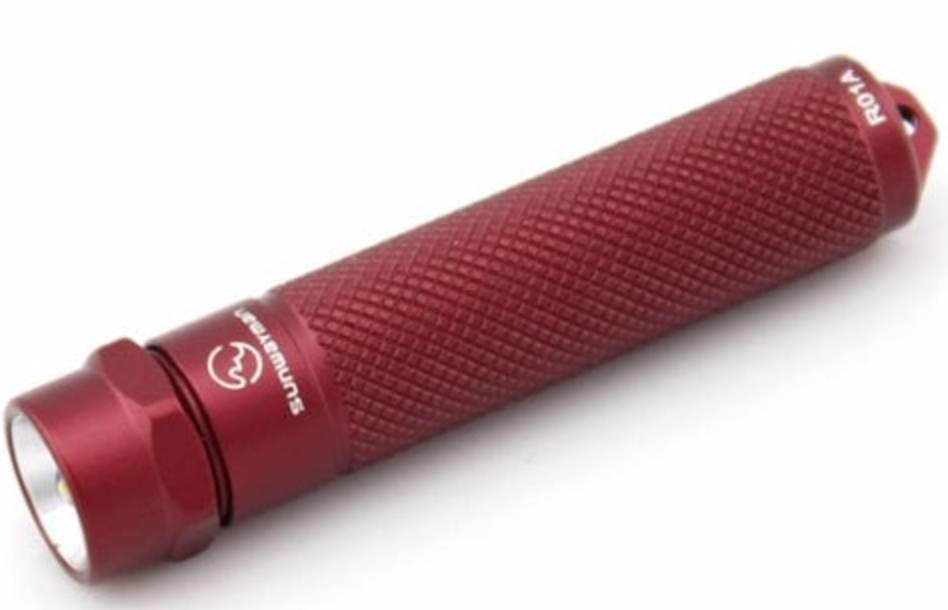 Sunwayman R01A 10 Lumen AAA Keychain Flashlight-French-Rose