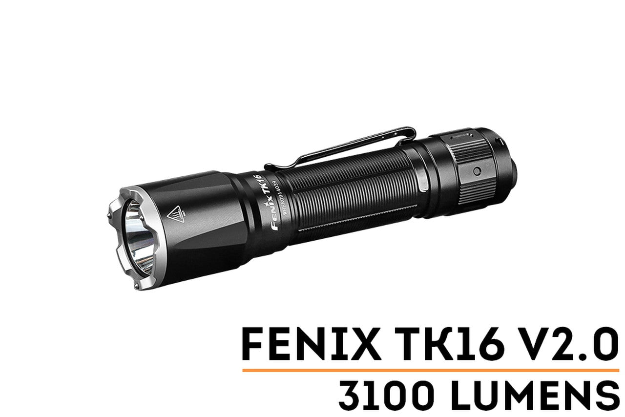 Fenix TK16 V2.0 3100 Lumen Tactical Flashlight 1 * 21700 USB-C Rechargeable Battery Included