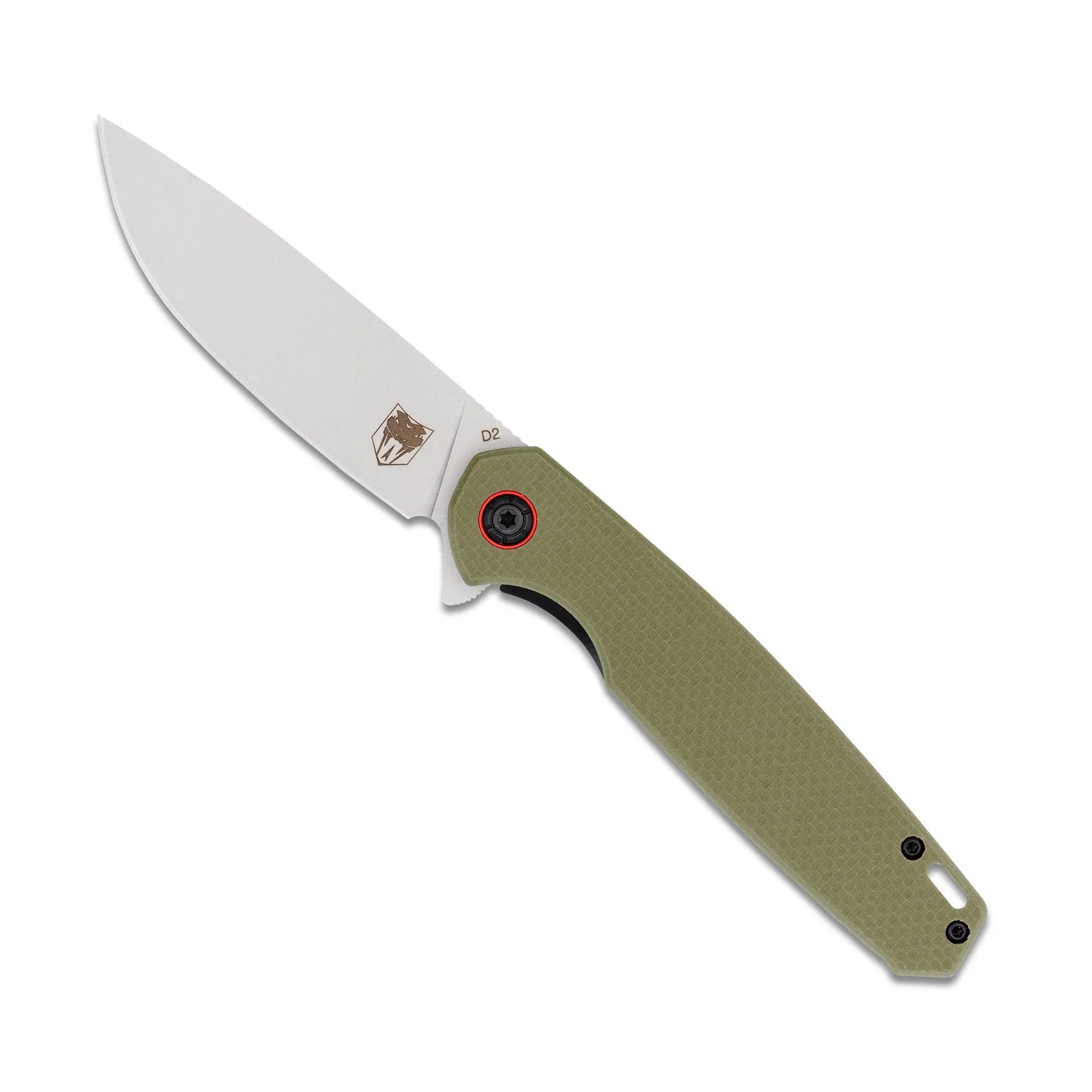 CobraTec Knives Talon 3.18" D2 Blade Green G-10 Scales CTTLNODG