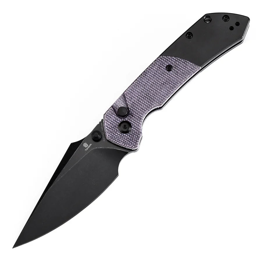 Tenable Fenrir T1034S5 blackwash aluminum handle detail