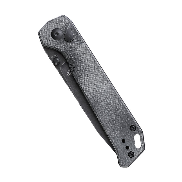 Kizer Begleiter 2 Micarta Grey V4458.2BC2 (3.39" Black Stonewash)