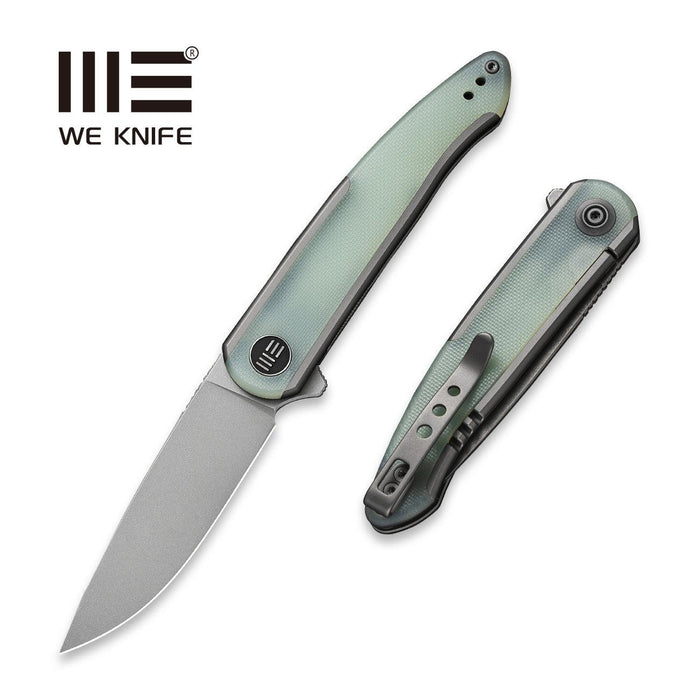 WE Knife Smooth Sentinel Flipper Knife Titanium Handle With G10 Inlay (2.97" CPM 20CV Blade) WE20043-2