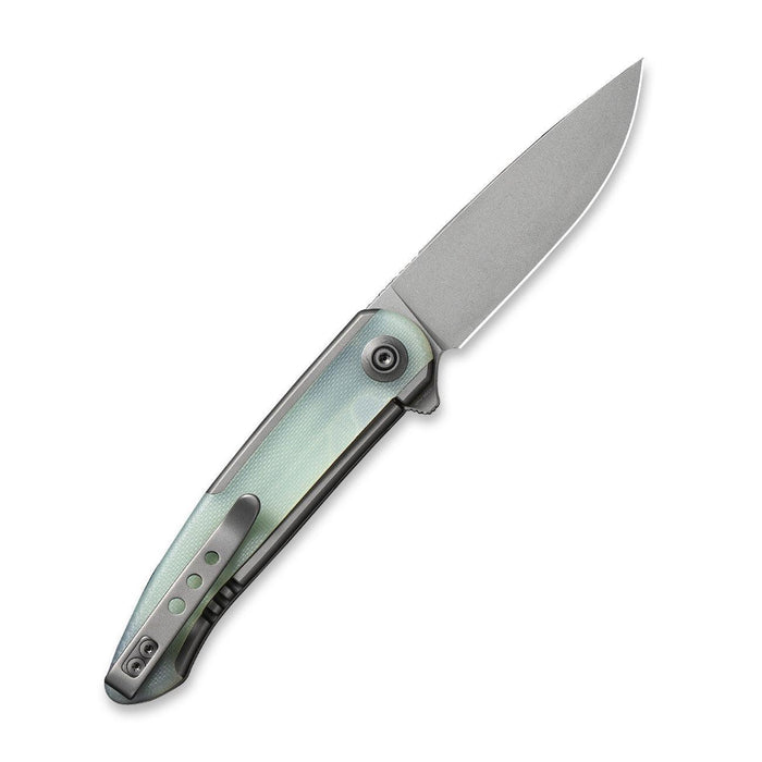 WE Knife Smooth Sentinel Flipper Knife Titanium Handle With G10 Inlay (2.97" CPM 20CV Blade) WE20043-2