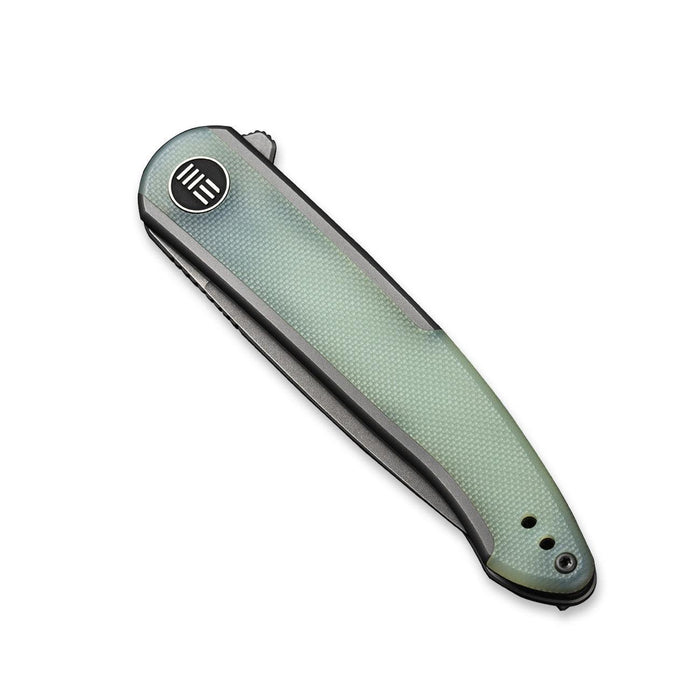WE Knife Smooth Sentinel Flipper Knife Titanium Handle With G10 Inlay (2.97" CPM 20CV Blade) WE20043-2